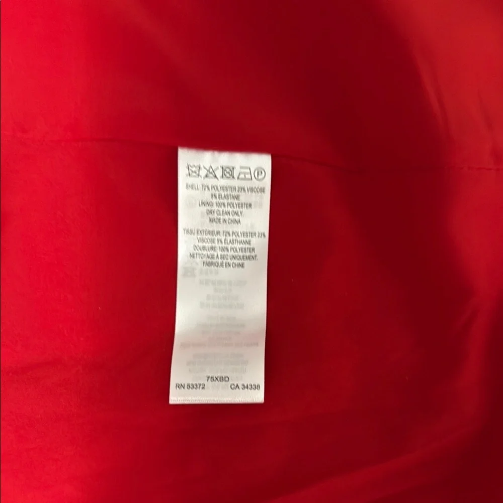 The French Connection Red Blazer size S - Picture 4 of 10